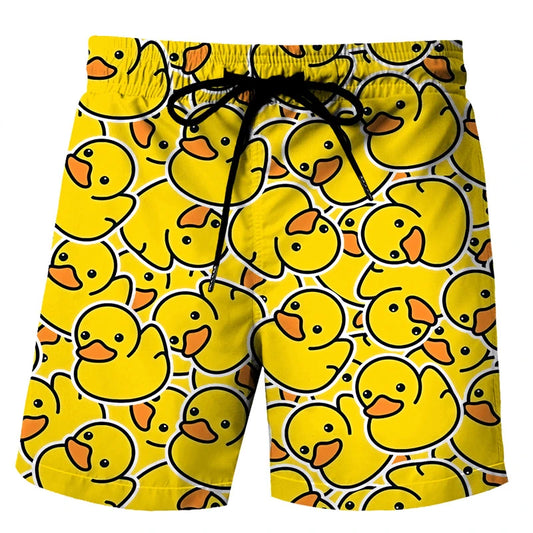 Pánské plavky s kachničkami