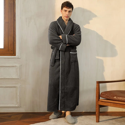Unisex fleece župan