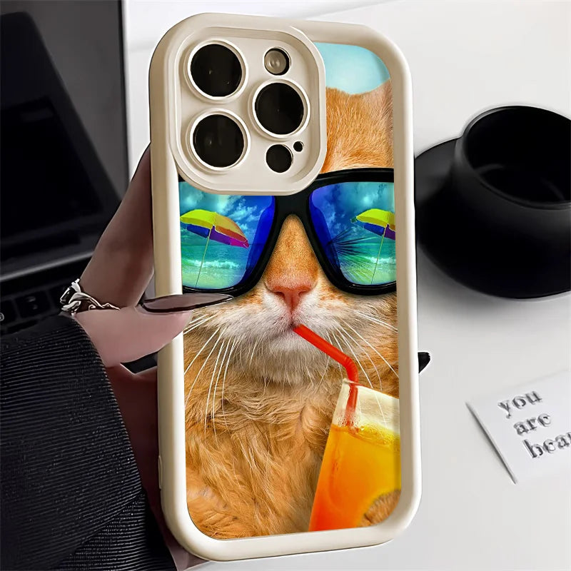 Kryt na Iphone s kočkou