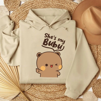 Mikina pro páry s medvídkem