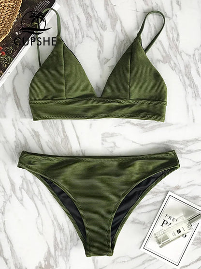 Dámské jednobarevné bikiny
