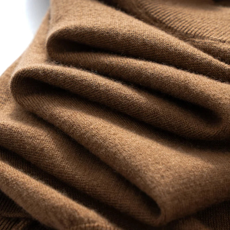 Pánské vlněné triko s roláčkem