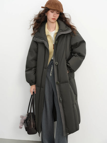 Dámská dlouhá zimní bunda