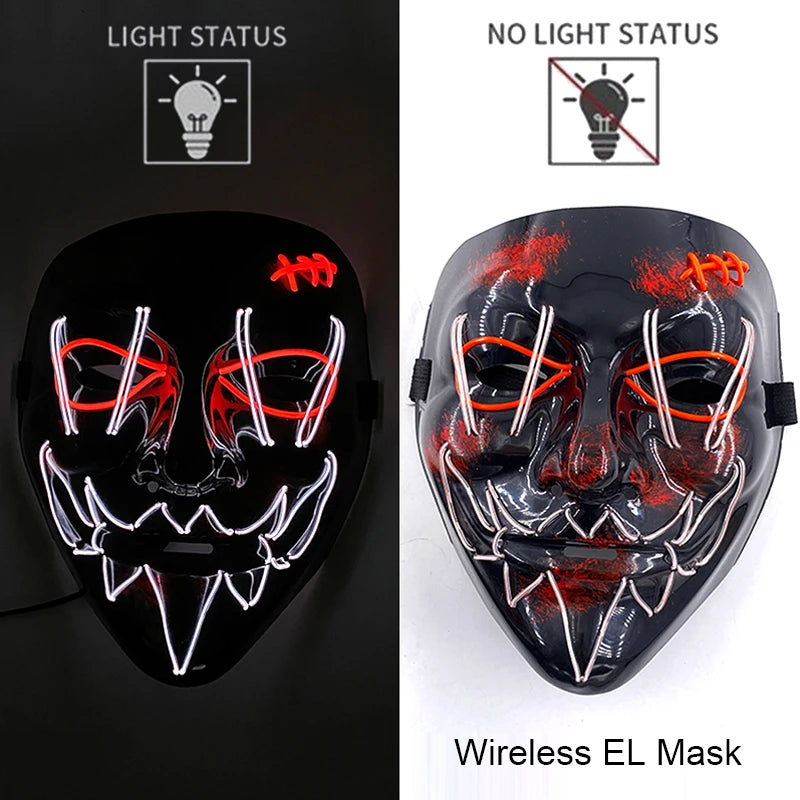 Neonová Led maska