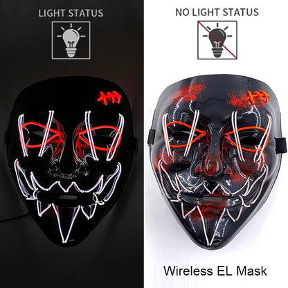 Neonová Led maska