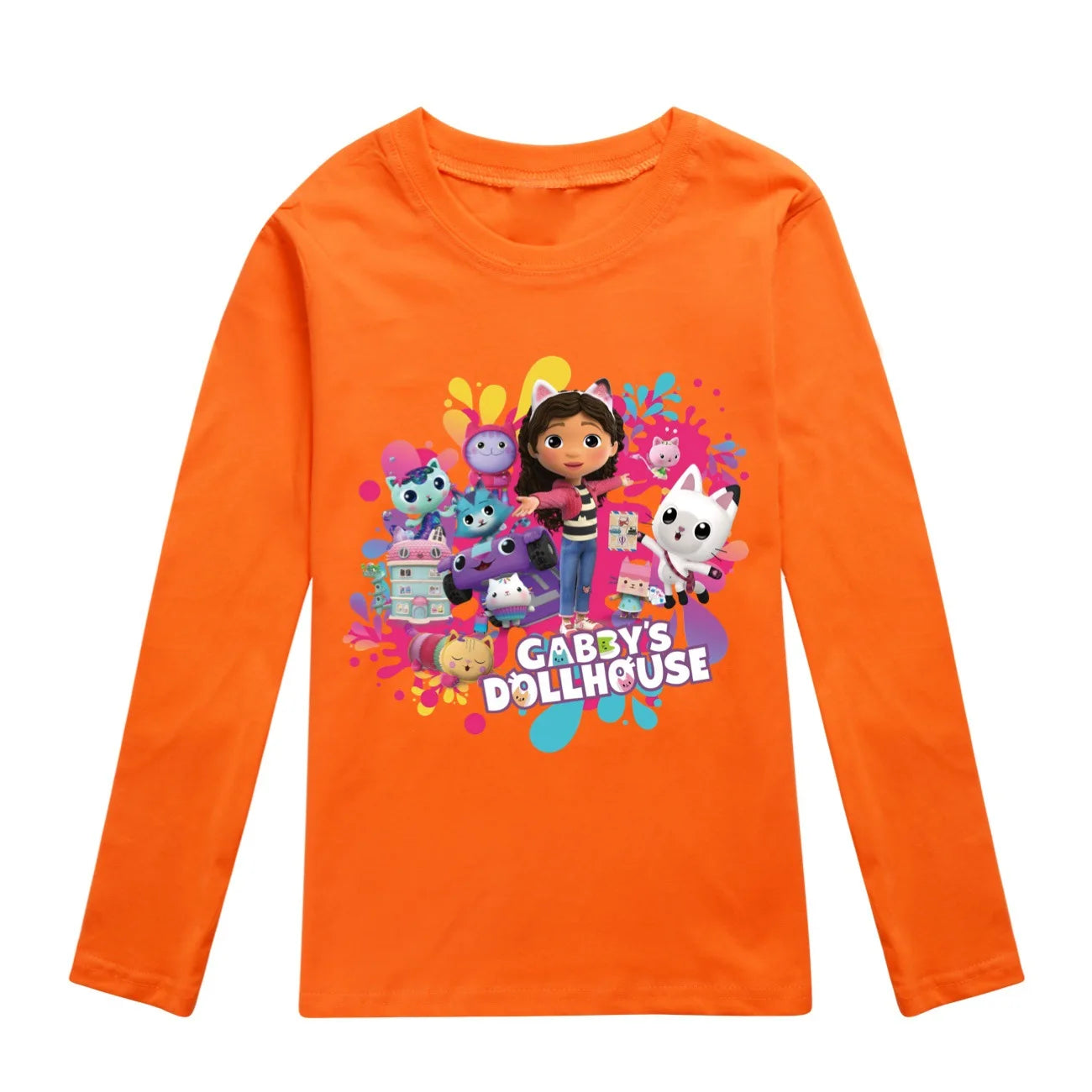 Dívčí triko s dlouhým rukávem Gabby Dollhouse