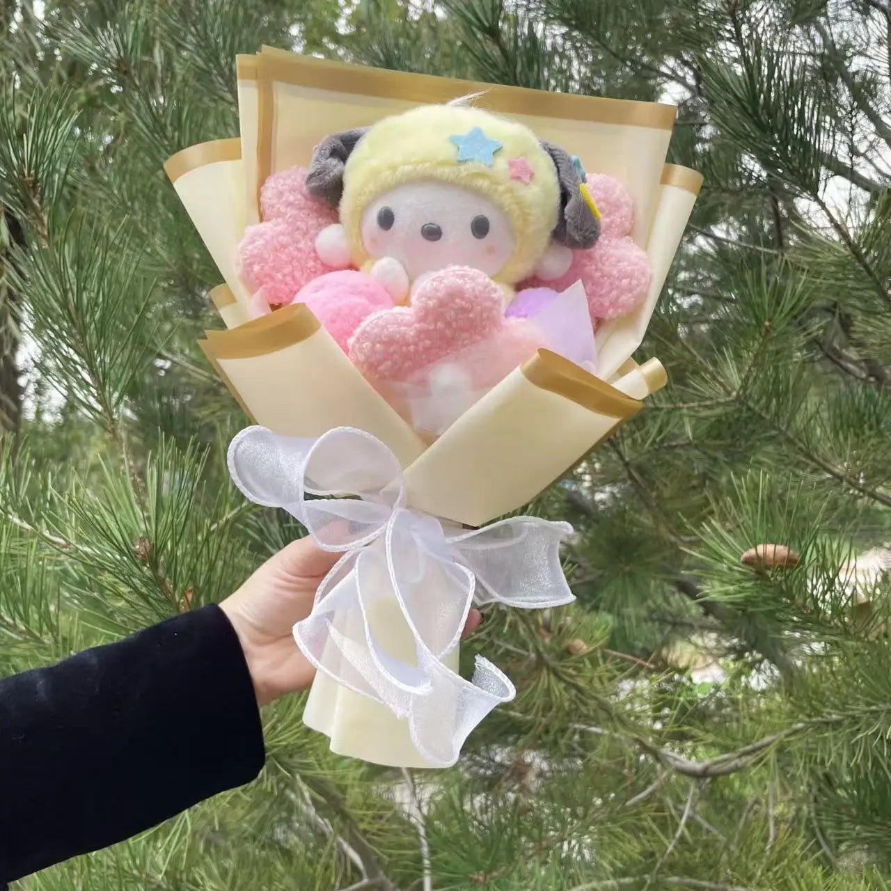 Plyšová kytice Sanrio