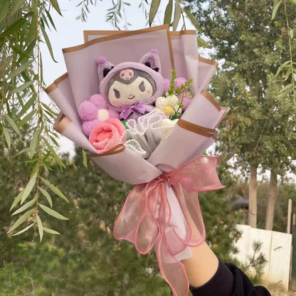 Plyšová kytice Sanrio