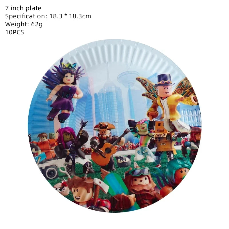 Dekorace na oslavu Roblox