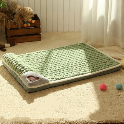 Zimní zateplená podložka pro psy