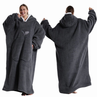 Dlouhá mikinová deka