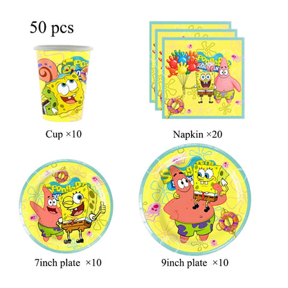 Doplňky na oslavu Spongebob