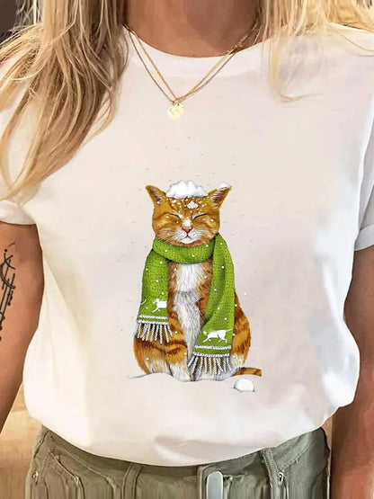 Dámské vánoční triko