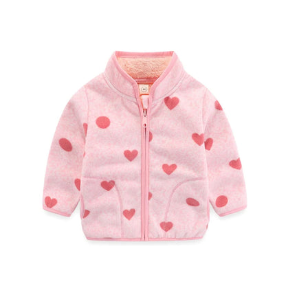 Fleece bunda se vzorem