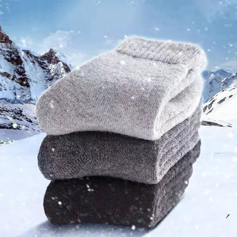 Pánské zimní vlněné ponožky
