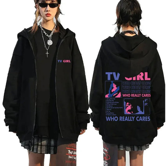Unisex mikina TV Girl Who Really Cares