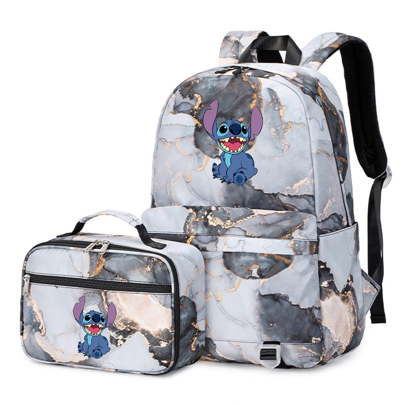 Školní batoh a taška na oběd Stitch
