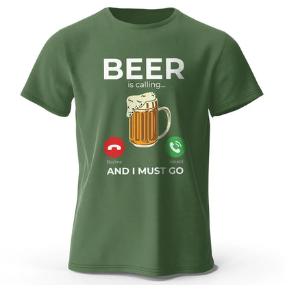 Pánské triko Beer Is Calling