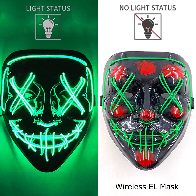 Neonová Led maska