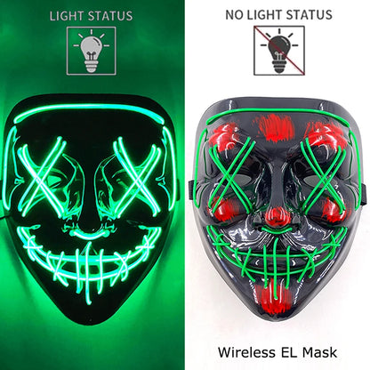 Neonová Led maska