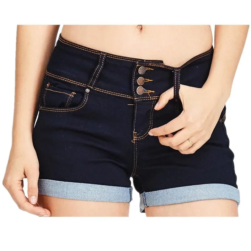 Dámské high waisted kraťasy