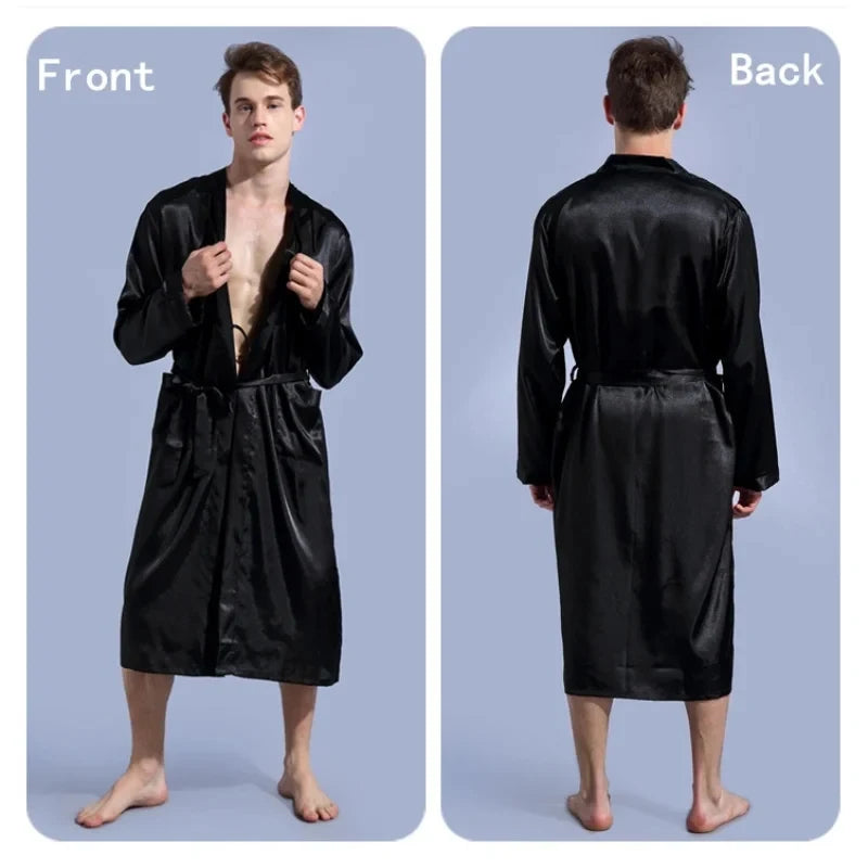 Pánské saténové kimono