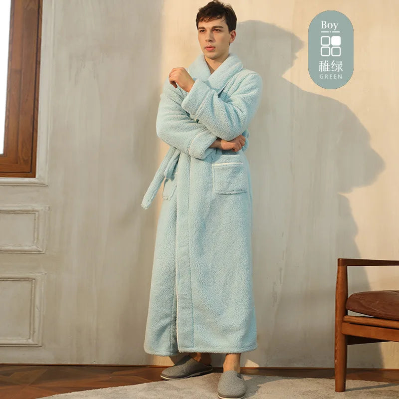 Unisex fleece župan