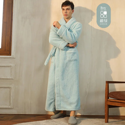 Unisex fleece župan