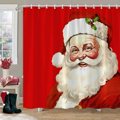 Vánoční závěs do vany