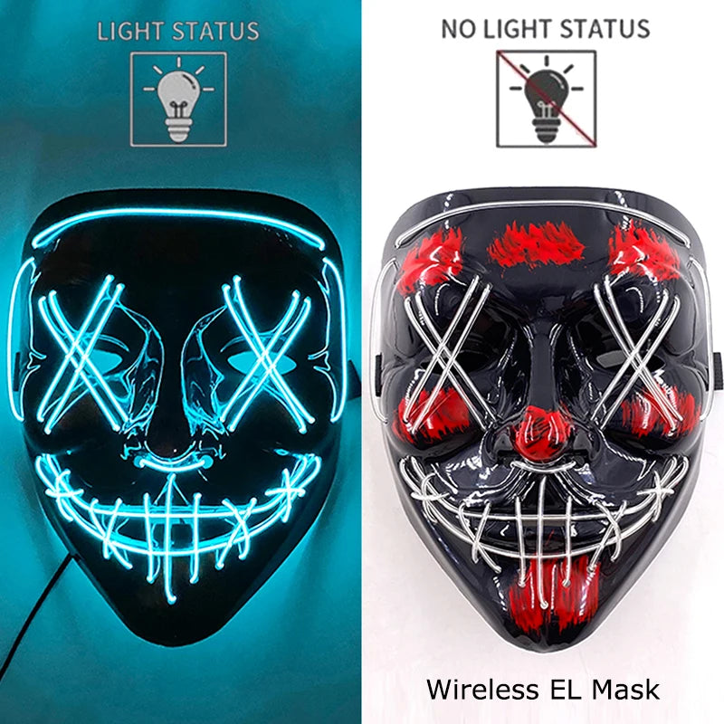 Neonová Led maska