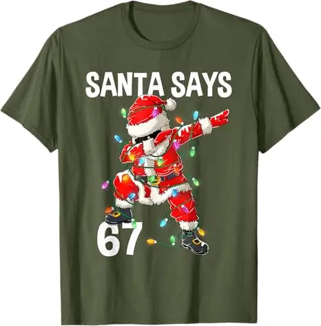 Unisex triko Santa says 6 7