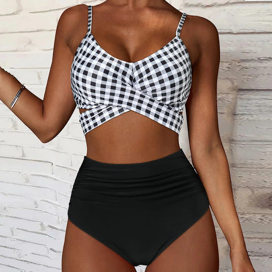 Dámské high waisted plavky