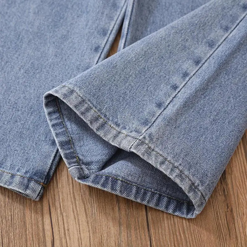 Dívčí wide leg džíny