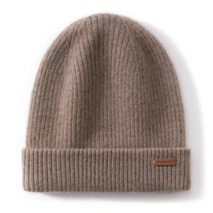 Dámská beanie 100 % kašmír