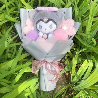 Plyšová kytice Sanrio