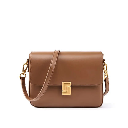 Dámská kožená crossbody kabelka