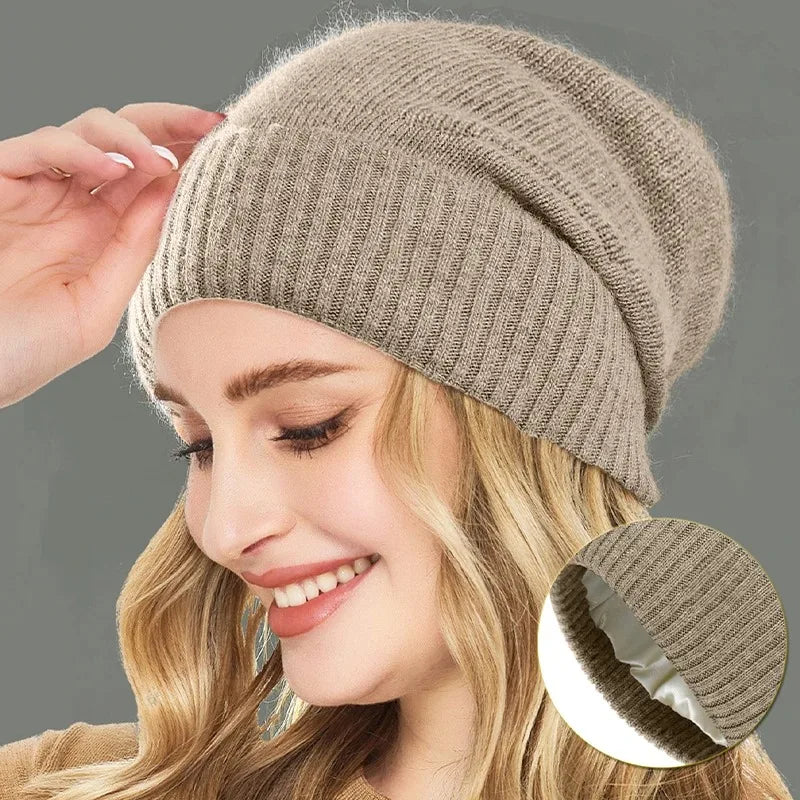Dámská kašmírová beanie