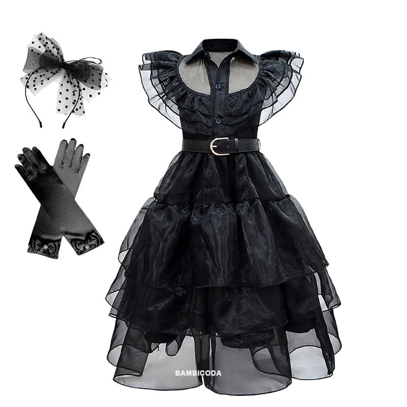 Dívčí kostým Wednesday