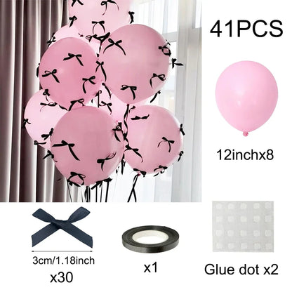 Balónky s mašličkami