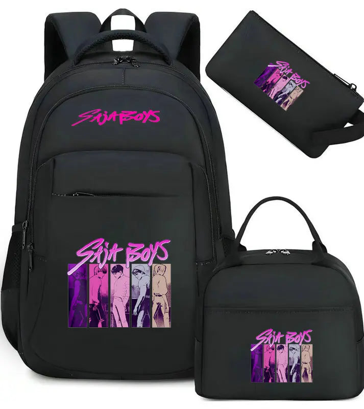 Školní set batohu Kpop Saja boys