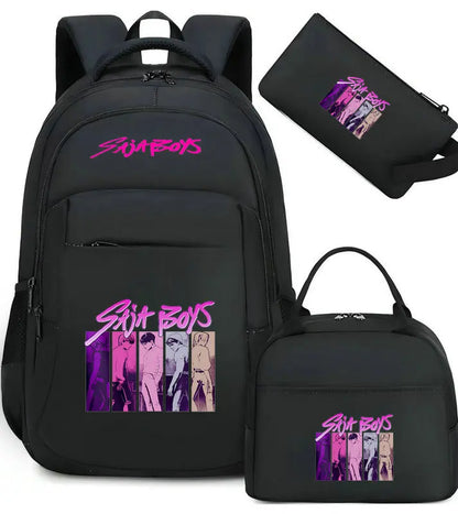 Školní set batohu Kpop Saja boys