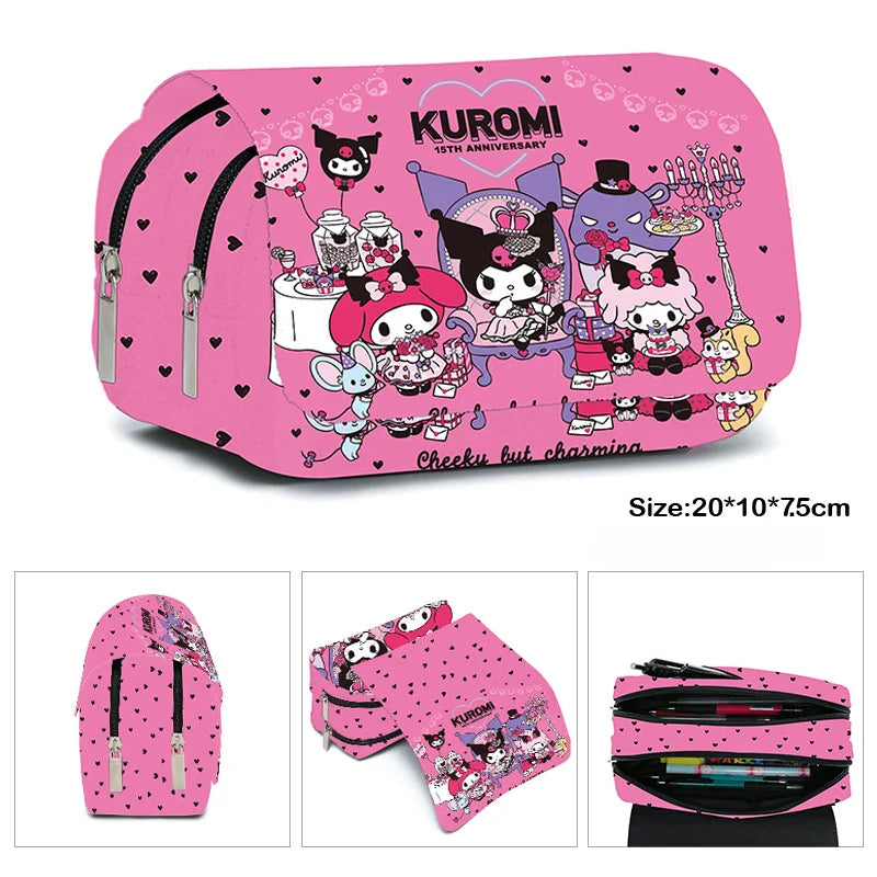 Školní batoh a penál Kuromi