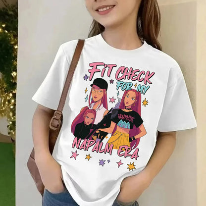 Dívčí oversized triko Demon Hunters