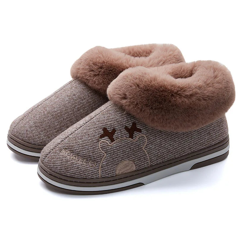 Unisex teplé papuče