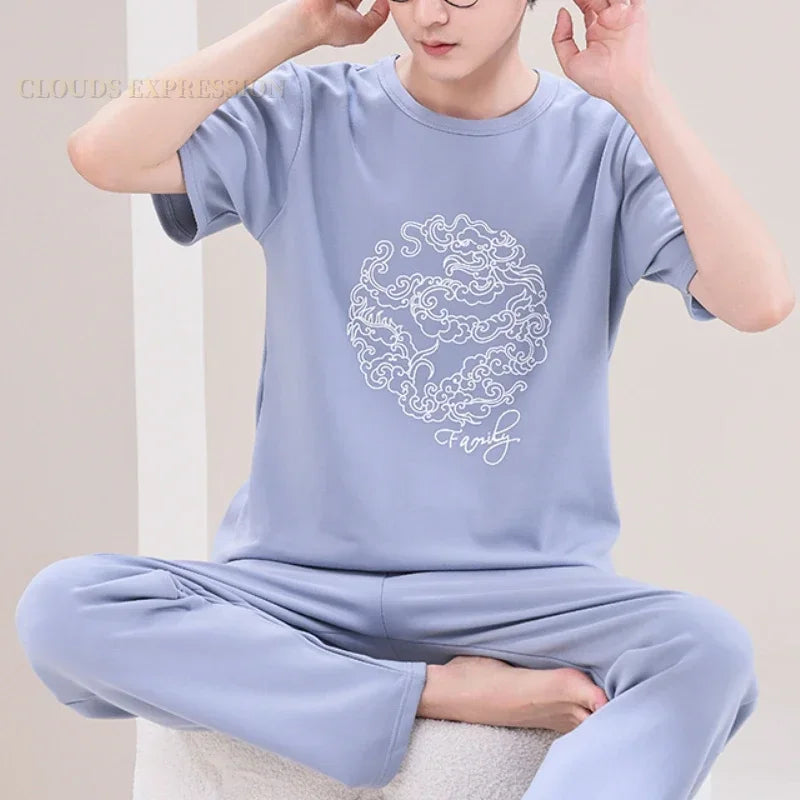 Pánské pyžamo s potiskem