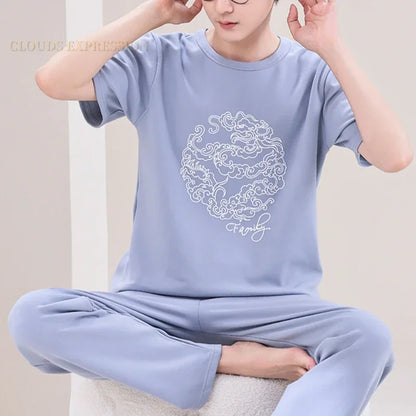 Pánské pyžamo s potiskem