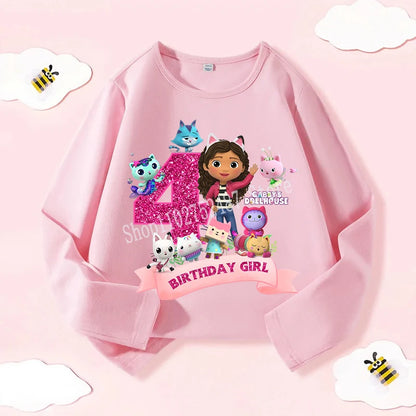 Narozeninové triko Gabby Dollhouse