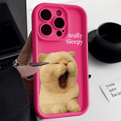 Kryt na Iphone s kočkou