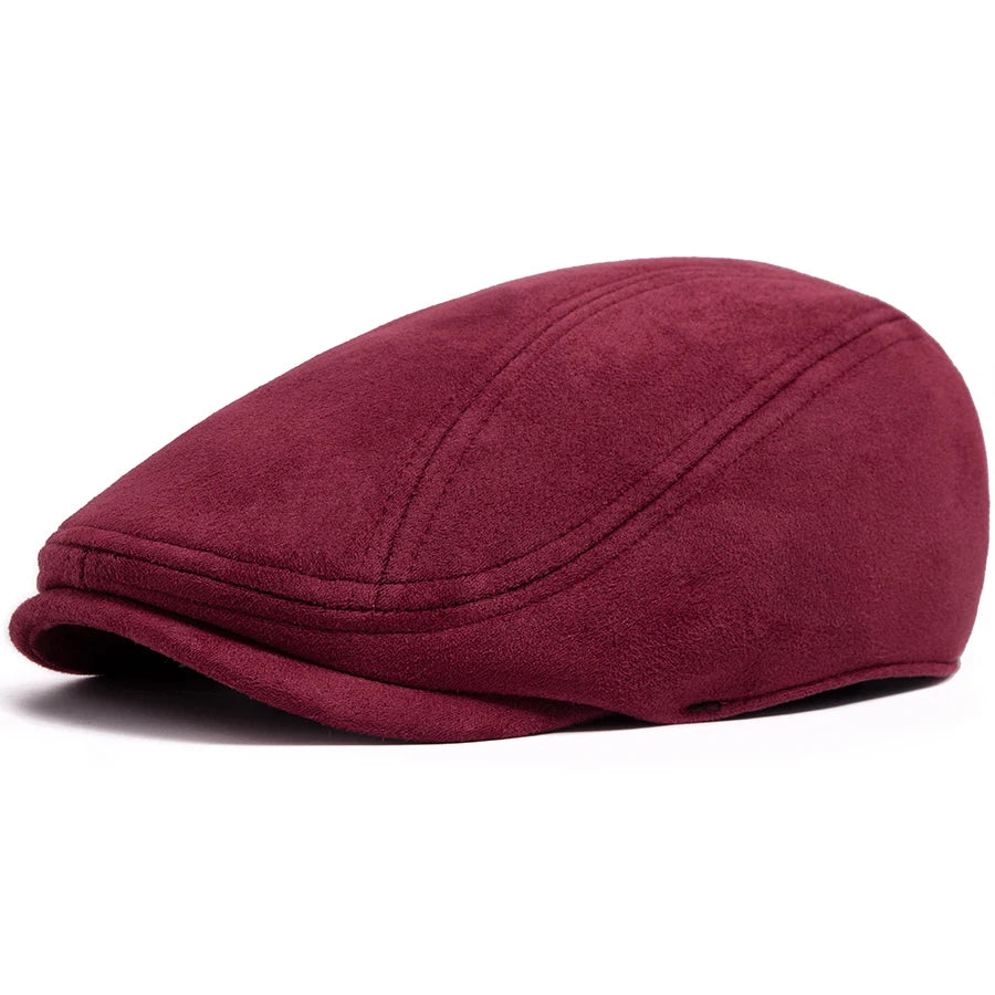 Pánský koženkový beret