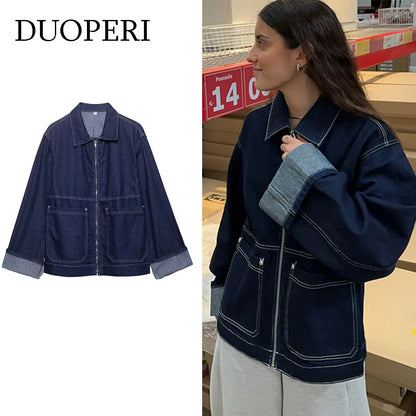 Dámská denim bunda